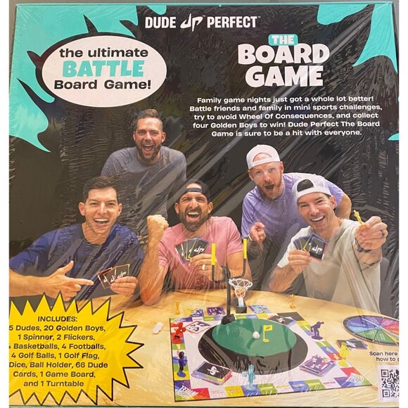 Dude Perfect The Board Game: Skills & Action Game Night For All Ages 2-5 Player - Picture 2 of 2
